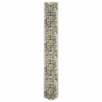 VidaXL Lit surélevé à gabion circulaire Acier galvanisé Ø30x200 cm 2 VidaXL Lit surélevé à gabion circulaire Acier galvanisé Ø30x200 cm – Image 2