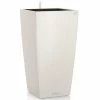 LECHUZA Jardinière Cubico Color 40 ALL-IN-ONE Blanc 13150