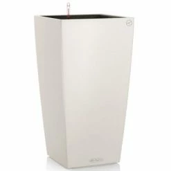 LECHUZA Jardinière Cubico Color 40 ALL-IN-ONE Blanc 13150