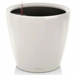 LECHUZA Jardinière Classico 28 LS ALL-IN-ONE Blanc brillant 16040
