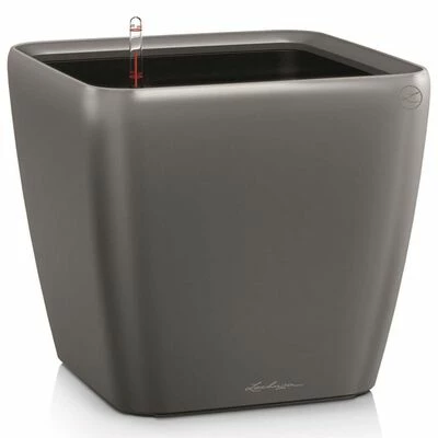 LECHUZA Jardinière Quadro 35 LS ALL-IN-ONE Charbon 16163 1 LECHUZA Jardinière Quadro 35 LS ALL-IN-ONE Charbon 16163