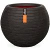 Capi Pot à fleurs Nature Row Rond 62 x 48 cm Noir KBLRO271