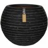 Capi Pot à fleurs Nature Row Rond 40 x 32 cm Anthracite KRWZ270