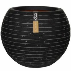 Capi Pot à fleurs Nature Row Rond 40 x 32 cm Anthracite KRWZ270
