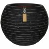 Capi Pot à fleurs Nature Row Rond 62 x 48 cm Anthracite KRWZ271