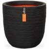 Capi Jardinière Nature Row 35 x 34 cm Noir KBLRO932