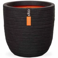 Capi Jardinière Nature Row 54 x 52 cm Noir KBLRO935