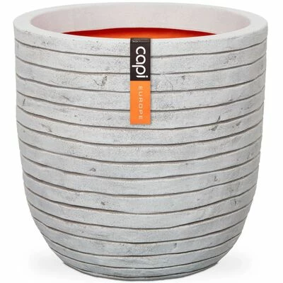 Capi Jardinière Nature Row 43 x 41 cm Ivoire KRWI933 1 Capi Jardinière Nature Row 43 x 41 cm Ivoire KRWI933