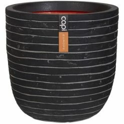 Capi Jardinière Nature Row 35 x 34 cm Anthracite KRWZ932