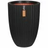Capi Pot à fleurs Urban Tube 34 x 46 cm Noir KBLT782