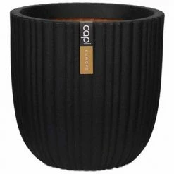 Capi Jardinière Urban Tube 43 x 41 cm Noir KBLT933