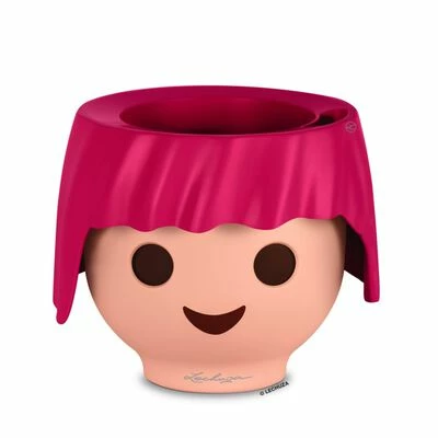 LECHUZA Jardinière de table OJO ALL-IN-ONE Rose rubis 1 LECHUZA Jardinière de table OJO ALL-IN-ONE Rose rubis