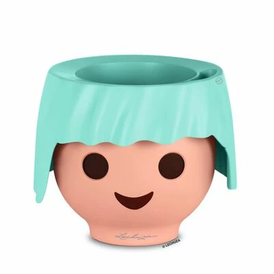 LECHUZA Jardinière de table OJO ALL-IN-ONE Vert aigue-marine 1 LECHUZA Jardinière de table OJO ALL-IN-ONE Vert aigue-marine