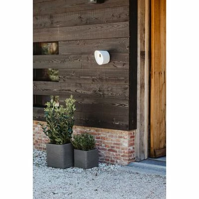 Capi Jardinière Nature Rib carrée 30x30x30 cm Gris foncé 2 Capi Jardinière Nature Rib carrée 30x30x30 cm Gris foncé – Image 2