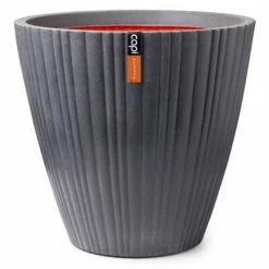 Capi Pot à fleurs Urban Tube conique 55x52 cm Gris foncé