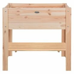 Esschert Design Jardinière surélevée avec pieds L Naturel S