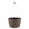 LECHUZA Jardinière NIDO Cottage 35 ALL-IN-ONE Marron sable