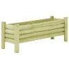 VidaXL Lit surélevé de jardin Bois de pin imprégné 120x40x42 cm