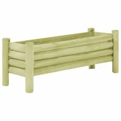 VidaXL Lit surélevé de jardin Bois de pin imprégné 120x40x42 cm