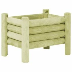 VidaXL Lit surélevé de jardin Bois de pin imprégné 60x40x42 cm