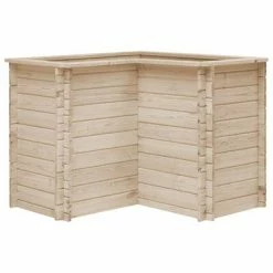 VidaXL Lit surélevé de jardin 100x100x80 cm Bois de pin massif