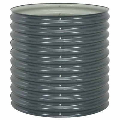 VidaXL Lit surélevé de jardin 80x80x81 cm Acier galvanisé Gris 1 VidaXL Lit surélevé de jardin 80x80x81 cm Acier galvanisé Gris