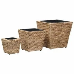 VidaXL Lits surélevés de jardin 3 pcs Jacinthe d'eau