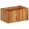 VidaXL Lit surélevé de jardin 50x30x25 cm Bois massif d'acacia