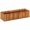 VidaXL Lit surélevé de jardin 100x30x25 cm Bois massif d'acacia