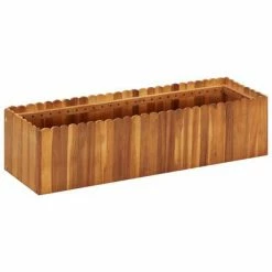 VidaXL Lit surélevé de jardin 100x30x25 cm Bois massif d'acacia