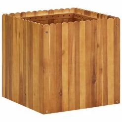 VidaXL Lit surélevé de jardin 50x50x50 cm Bois massif d'acacia