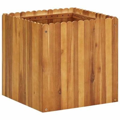 VidaXL Lit surélevé de jardin 50x50x50 cm Bois massif d'acacia 1 VidaXL Lit surélevé de jardin 50x50x50 cm Bois massif d'acacia