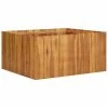 VidaXL Lit surélevé de jardin 100x100x50 cm Bois massif d'acacia