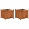 VidaXL Jardinières surélevées 2 pcs 50x50x50 cm Bois de sapin