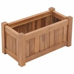 VidaXL Lit surélevé 50x25x25 cm Bois de teck solide