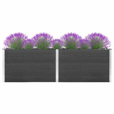 VidaXL Lit surélevé de jardin 300x100x91 cm WPC Gris 1 VidaXL Lit surélevé de jardin 300x100x91 cm WPC Gris