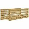 VidaXL Lit surélevé de jardin 120x40x38,5 cm Bois de pin imprégné