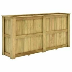 VidaXL Jardinière surélevée 196x50x100 cm Bois de pin imprégné