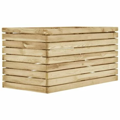 VidaXL Lit surélevé 100x50x50 cm Bois de pin imprégné 1 VidaXL Lit surélevé 100x50x50 cm Bois de pin imprégné