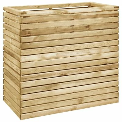 VidaXL Lit surélevé 100x50x100 cm Bois de pin imprégné 1 VidaXL Lit surélevé 100x50x100 cm Bois de pin imprégné
