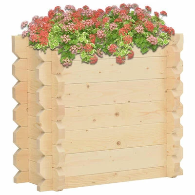 VidaXL Lit surélevé 42 mm 100x50x87,8 cm Bois d'épicéa massif 1 VidaXL Lit surélevé 42 mm 100x50x87,8 cm Bois d'épicéa massif