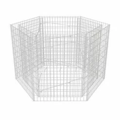 VidaXL Lit surélevé à gabion hexagonale 160x140x100 cm