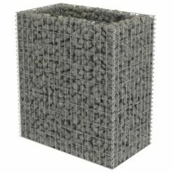 VidaXL Lit surélevé à gabion Acier galvanisé 90x50x100 cm