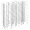 VidaXL Lit surélevé à gabion Acier galvanisé 90x30x90 cm