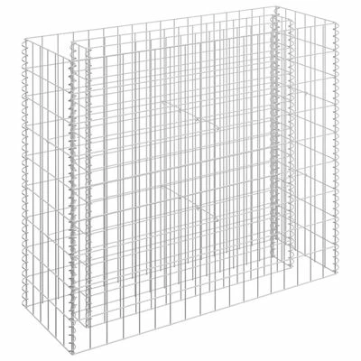 VidaXL Lit surélevé à gabion Acier galvanisé 90x30x90 cm 1 VidaXL Lit surélevé à gabion Acier galvanisé 90x30x90 cm