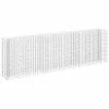VidaXL Lit surélevé à gabion Acier galvanisé 270x30x90 cm