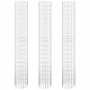 VidaXL Lit surélevé à gabion circulaire 3pcs Acier galvanisé Ø30x200cm