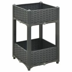 VidaXL Lit surélevé 40x40x71 cm Polypropylène