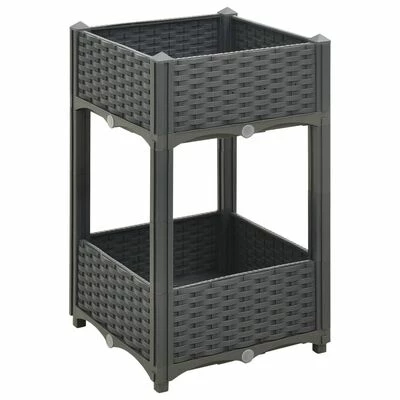 VidaXL Lit surélevé 40x40x71 cm Polypropylène 1 VidaXL Lit surélevé 40x40x71 cm Polypropylène