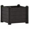 VidaXL Lit surélevé de jardin PP Anthracite 43x43x35 cm